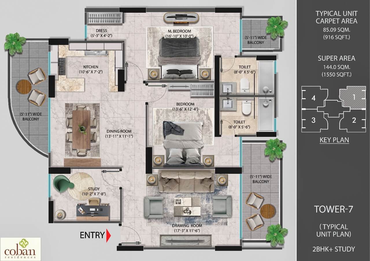 3BHK